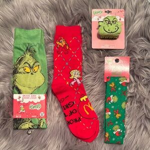 Dr. Seuss Grinch accessories lot